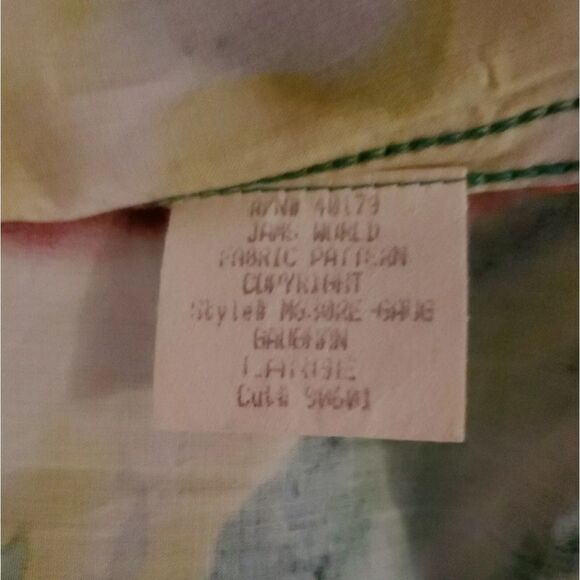 Vintage Jams World Gaughan Hawaiian Aloha Shirt L - Picture 9 of 11